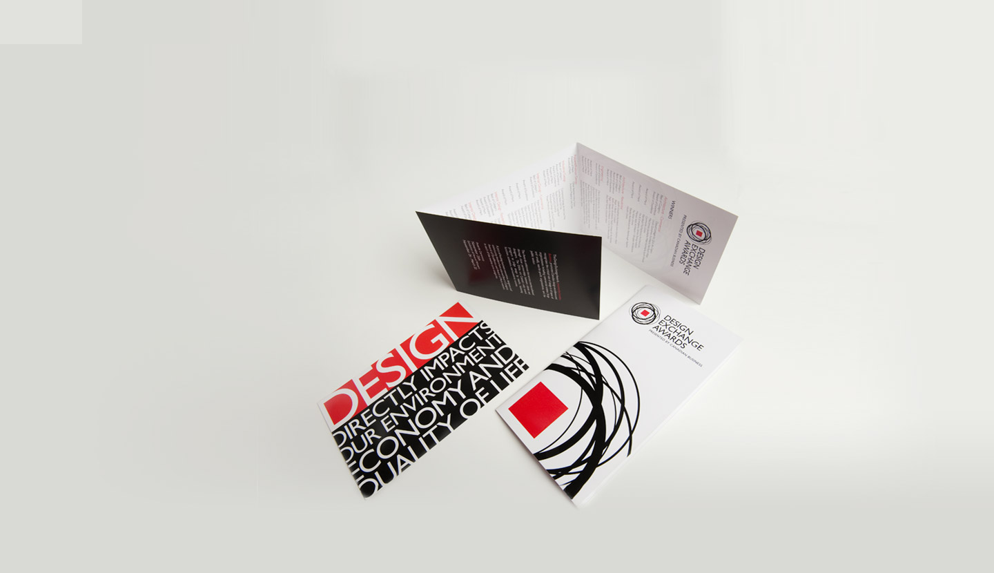 Design Exchange Awards Collateral by Sydney Digital Agency